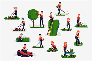 Gardeners at work