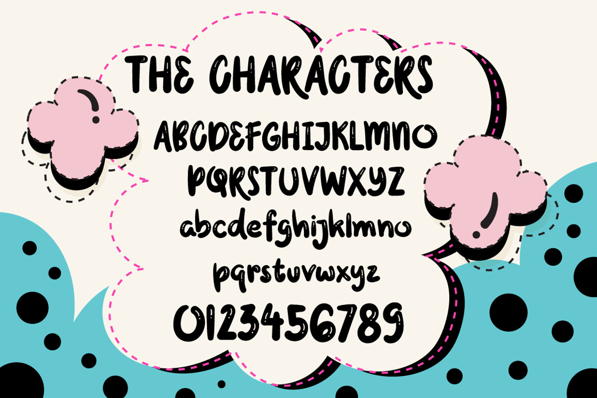Brain Wash Typeface preview 2