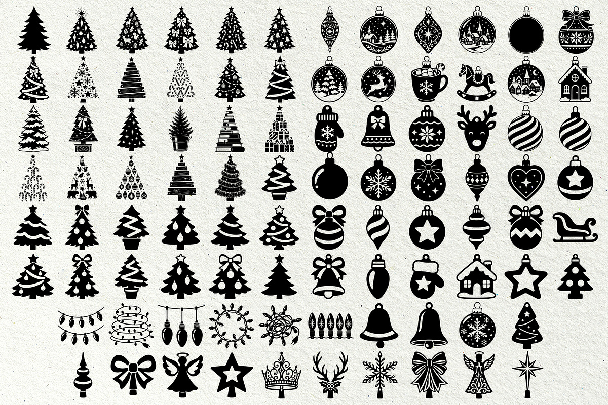 Christmas SVG Clipart Bundle, a Seasonal Illustration by DENIDigitalArtSudio (Photo 5 of 14)