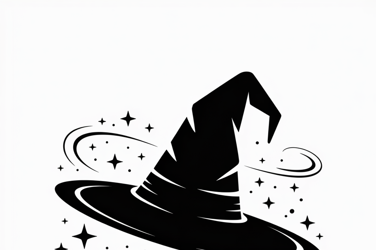 Halloween witch hat designed, an Illustration by Amazin_art (Photo 13 of 21)