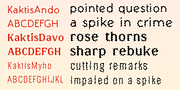 Kaktis, a Handwritten Font by Ingrimayne Type (Thumbnail 3 of 5)