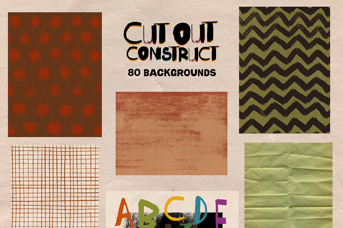 Fall Abstract Backgrounds & Cut Outs, a Decorative Illustration by whiteheartdesign (Photo 15 of 28)