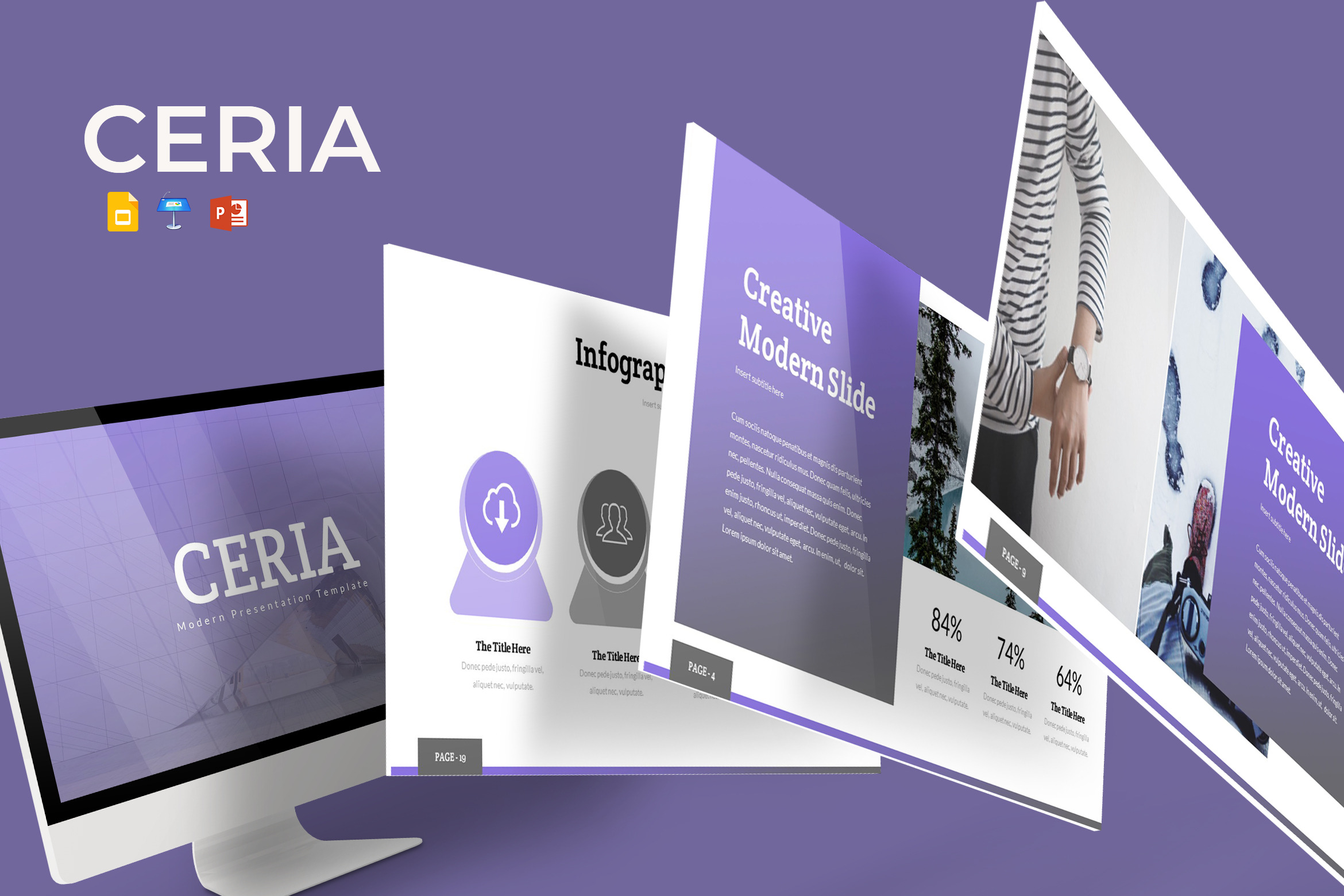 Ceria - Presentation Template | Presentation Templates ~ Creative Market