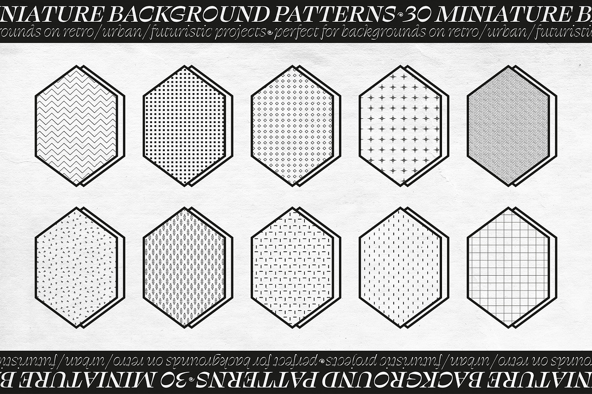 Micro Vector Pattern Set, a Pattern Graphic by angelainthefields (Photo 4 of 7)