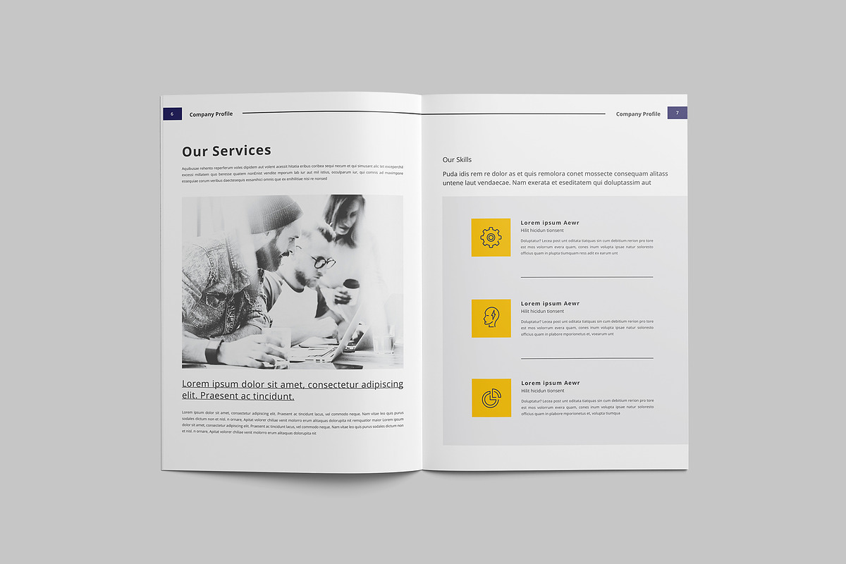 Proposal Brochure Template, a Brochure Template by Tanber Hossen (Photo 13 of 14)