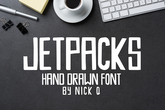 Jetpacks - Hand Drawn Font preview 5