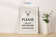 Printable Do Not Disturb Signs, a Templates & Theme by Snapybiz (Thumbnail 1 of 9)