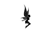 Magical Fairy Silhouette Bundle, an Illustration by jahid234 (Thumbnail 10 of 51)