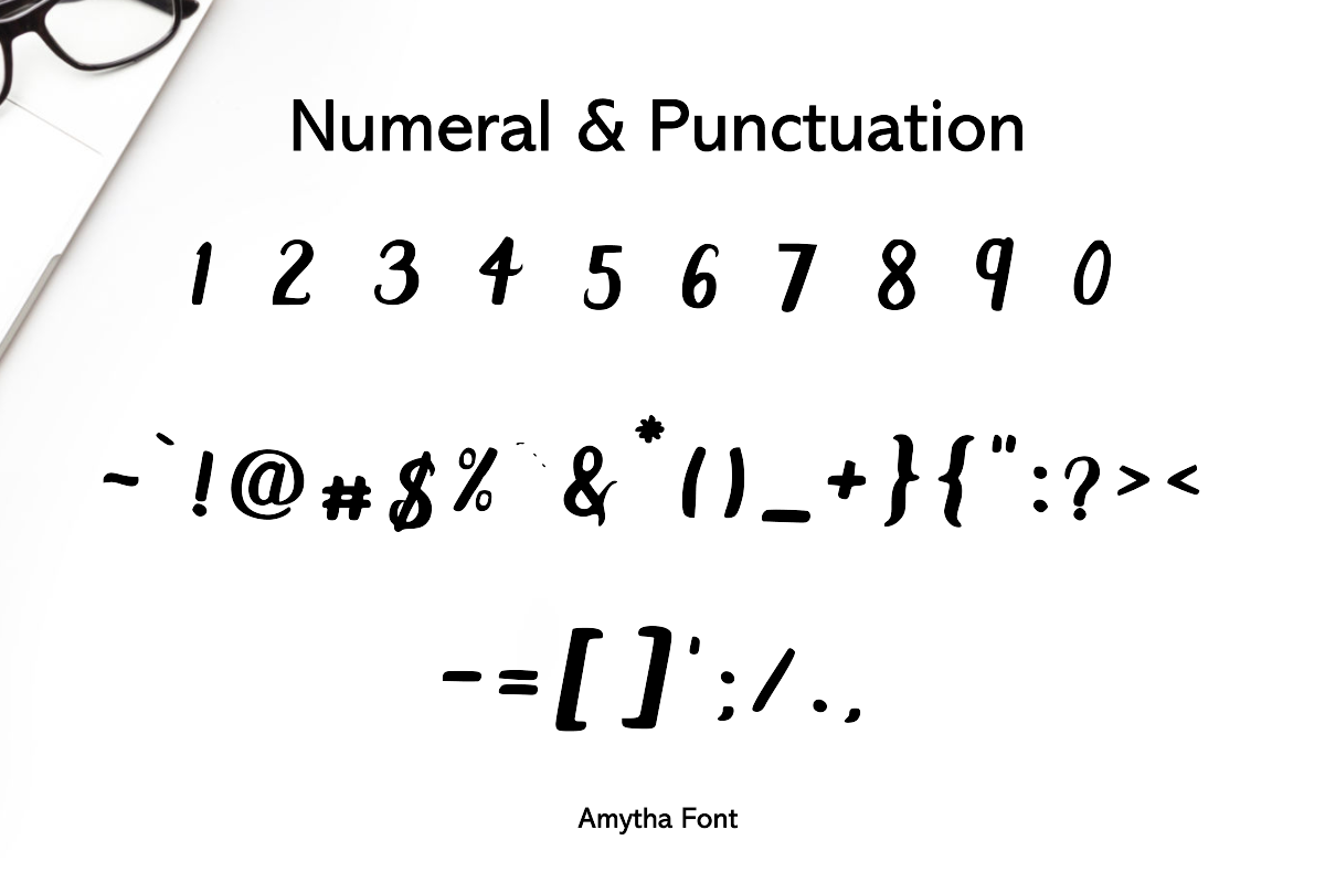 Amytha Modern Handwritten Font, a Handwritten Font by ResumeFabs (Photo 5 of 7)