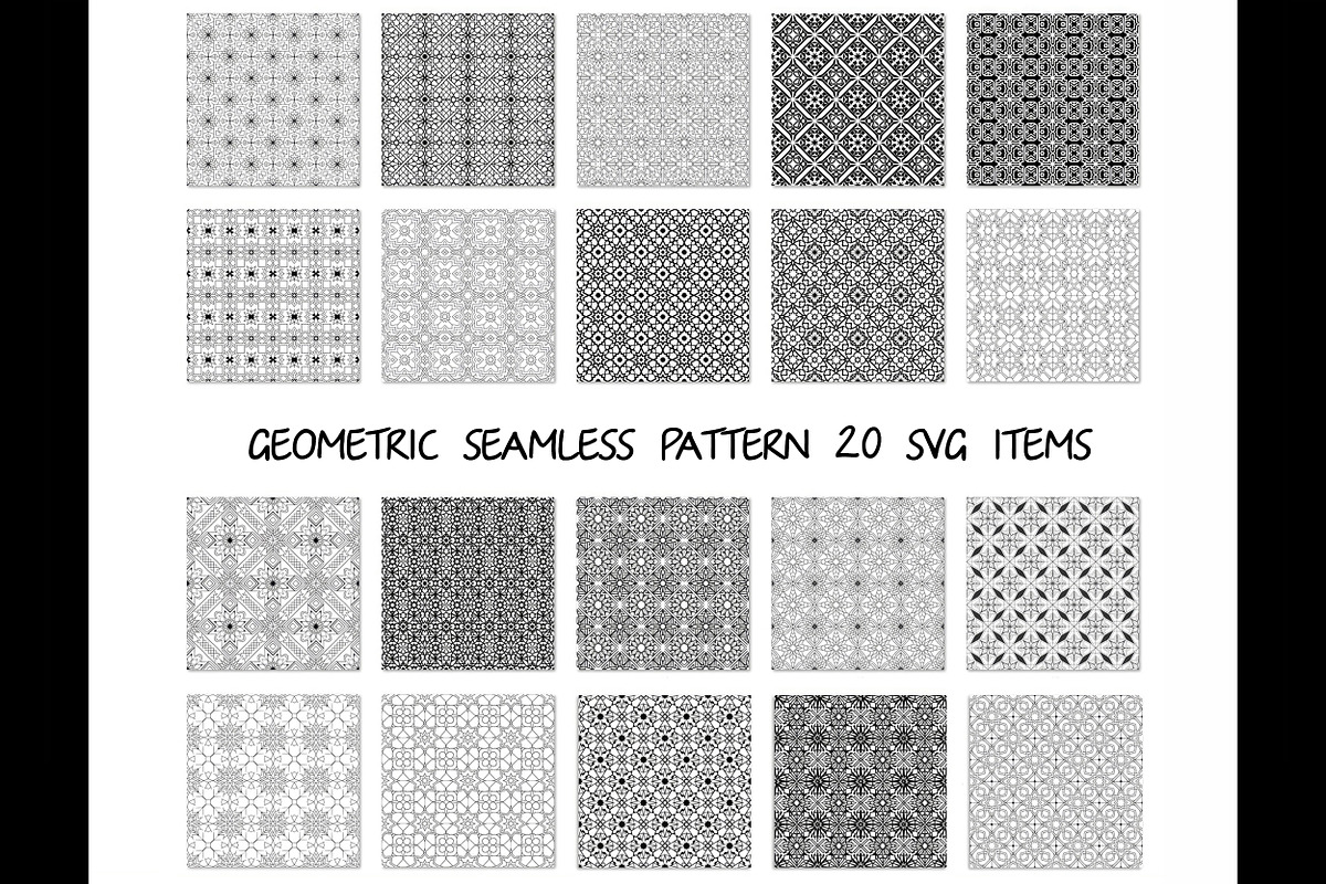 Geometrical seamless pattern, a Texture Illustration by SketchArtStudio (Photo 1 of 7)