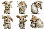 Whimsical Easter Clipart Png, an Illustration by Craft Nest (Thumbnail 5 of 11)