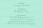 Emalina Scipt Fonts, a Script Font by mahstudios (Thumbnail 14 of 15)