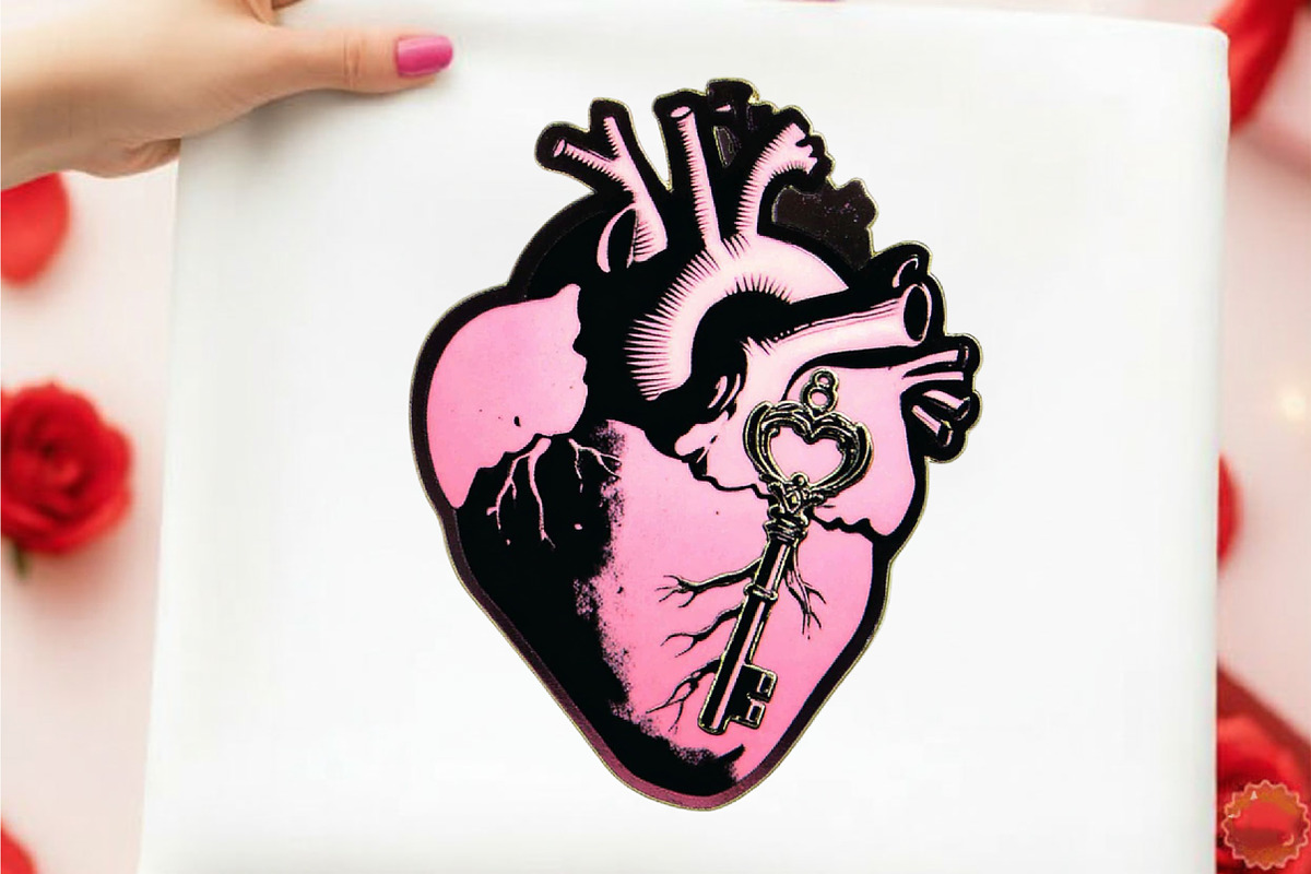 Vintage Goth Valentine Gothic Clip A, an Illustration by designcity5 (Photo 4 of 5)
