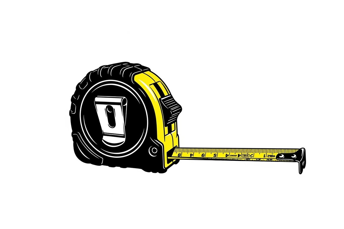 Tape Measure Tool Silhouette Bundle, a Graphic by Designer_Momina (Photo 8 of 10)