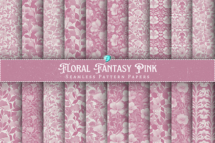 Floral Fantasy Pink Patterns