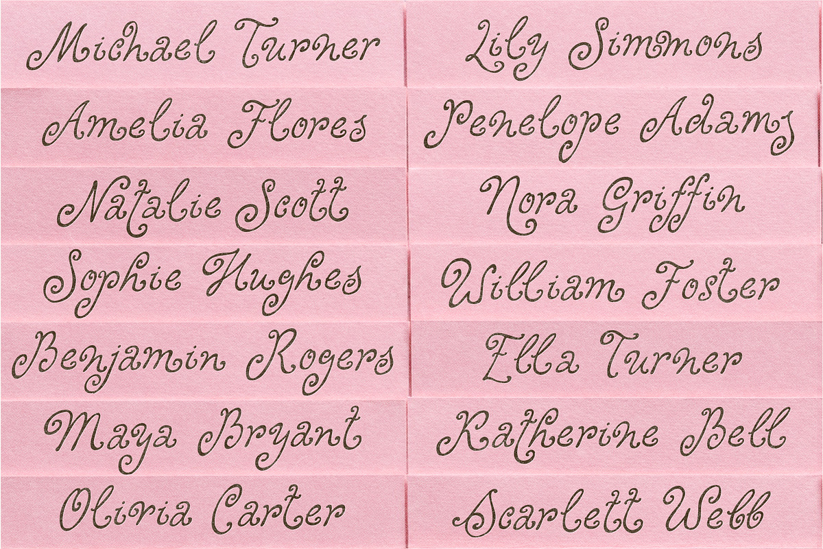 Handwritten Vintage Curly Font Duo, a Handwritten Font by Ayya Studio (Photo 3 of 16)