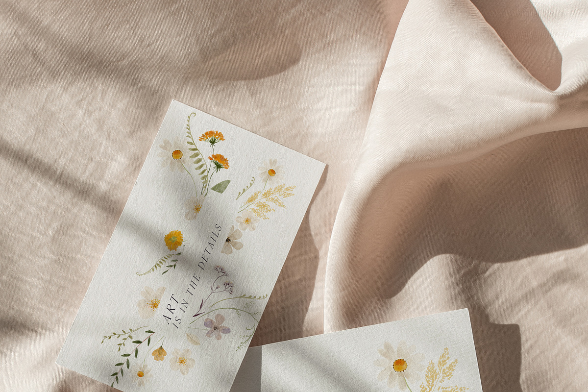 FIELD WILDFLOWERS watercolor, a Decorative Illustration by Lana Elanor (Photo 2 of 12)