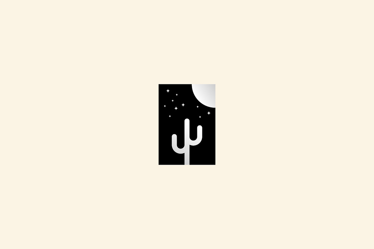 Cactus minimal logo design vector, a Branding & Logo Template by Vectoryzen (Photo 2 of 2)