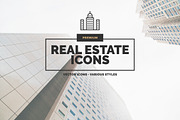 Premium »Real Estate« Icons, a Solid Icon by IconUncle (Thumbnail 1 of 3)