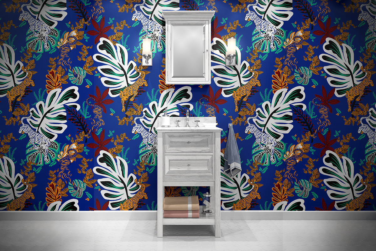 Wildlife & Jungle Seamless Pattern, a Pattern Graphic by StudioGlouna (Photo 7 of 9)