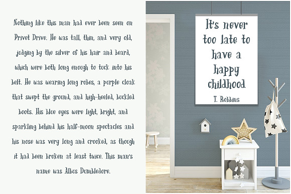 Early Age-kind font preview 7