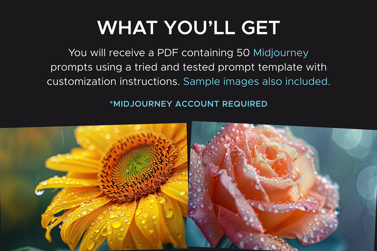 50 Floral Macro Photography Prompts, an Object Graphic by MadeByAI Studio (Photo 2 of 6)