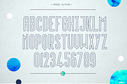 Upside - Complete Family (4 fonts), a Sans Serif Font by Little Fonts (Thumbnail 5 of 6)