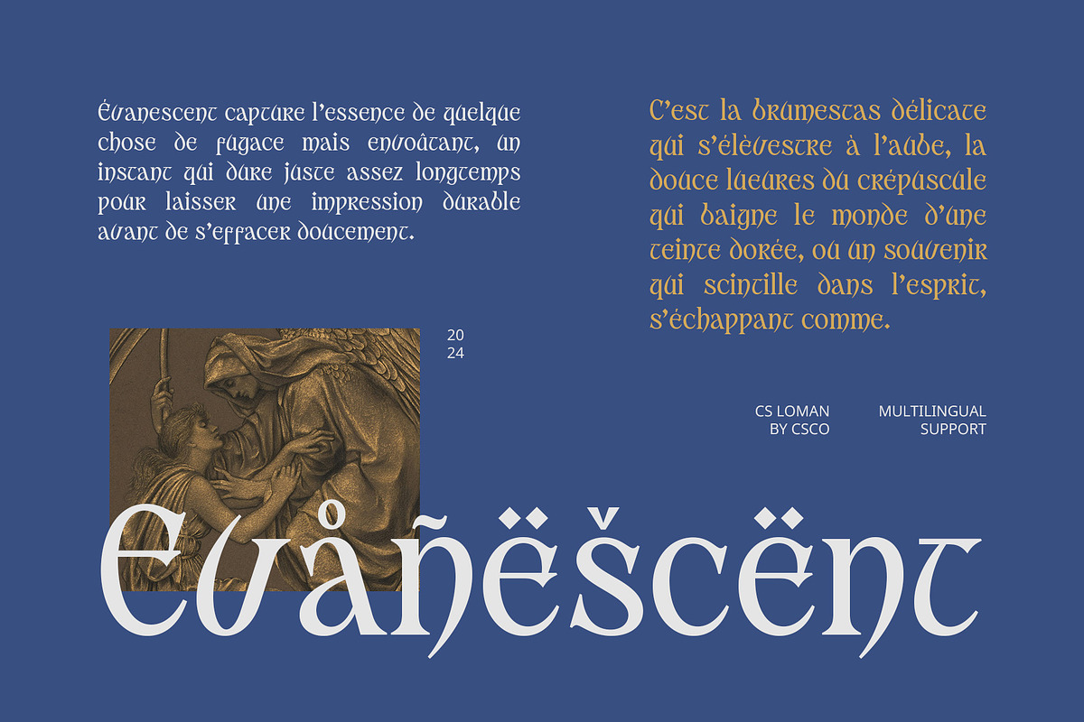 CS Loman – Uncial Font, a Serif Font by Craft Supply Co. (Photo 6 of 8)