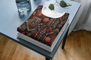 12 Crimson Opulence Seamless Pattern, a Pattern Graphic by Inknfolly (Thumbnail 7 of 7)