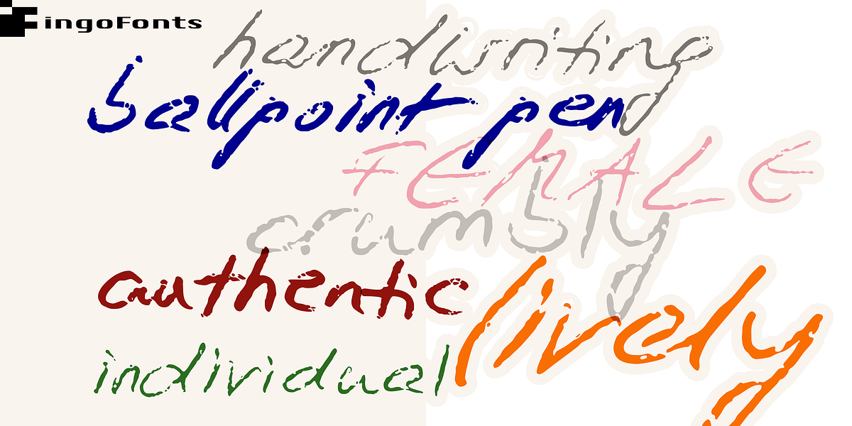 Iris’ Hand, a Handwritten Font by ingoFonts (Photo 8 of 9)
