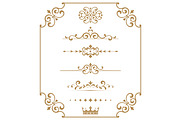 Vintage set. Floral elements for, a Decorative Illustration by RODINA (Thumbnail 1 of 3)