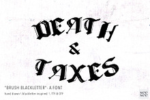 Brush Blackletter - Hand Drawn Font