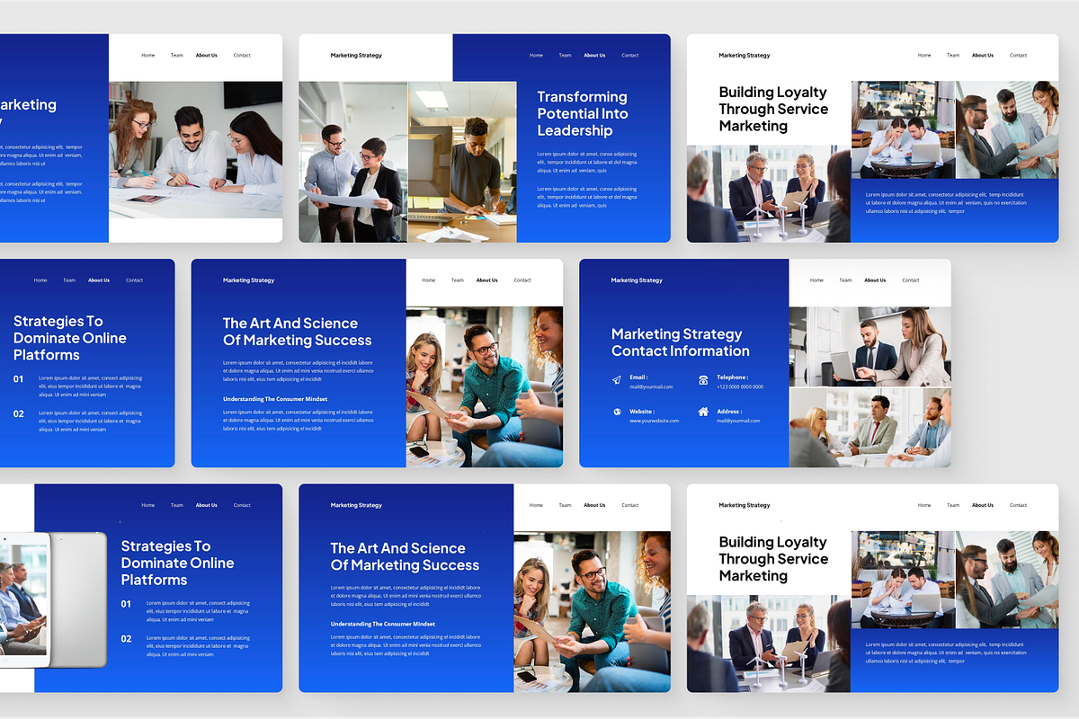 Marketing Strategy Keynote, a Presentation Template by SquidPixey (Photo 2 of 6)