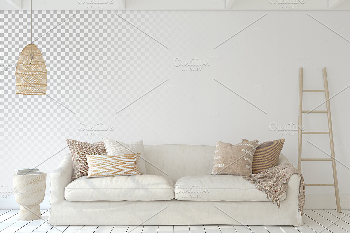 BOHO HOME Wall&Frame Mockups, a Poster Template by MyHomeMockups (Photo 5 of 12)