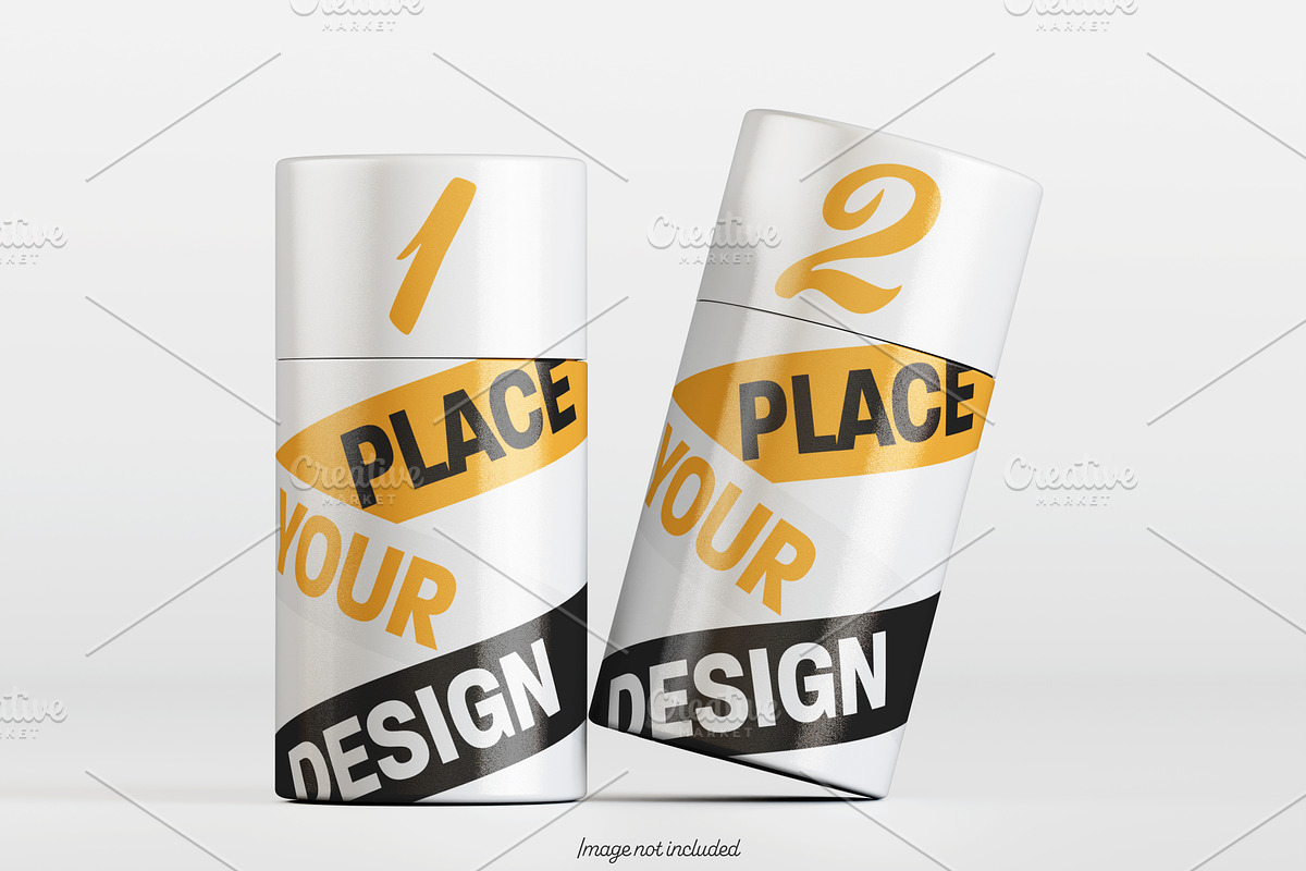 Paper tube mockup bundles V1, a Packaging Mockup by Ambo Ampeng (Photo 15 of 26)