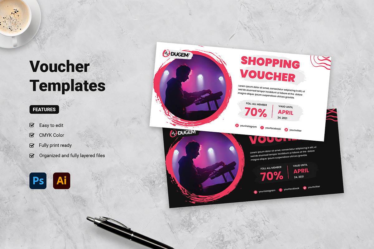 Voucher - Dugem 2, a Templates & Theme by Themes Awesome (Photo 1 of 3)