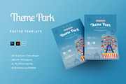 Theme Park Poster, a Poster Template by StreaksideStd (Thumbnail 1 of 2)