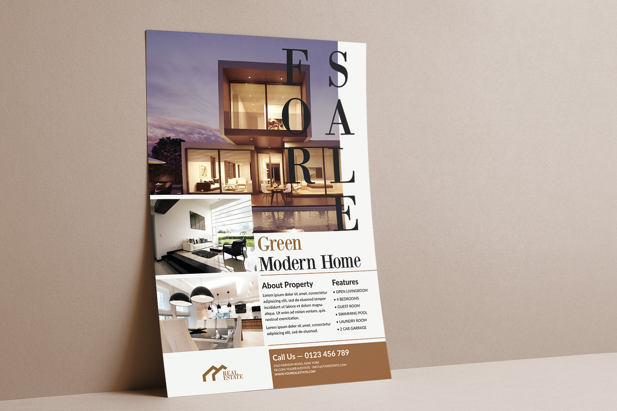 Real Estate Flyer, a Flyer Template by Mariux (Photo 1 of 3)