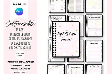 Canva Self-Care Digital Planner