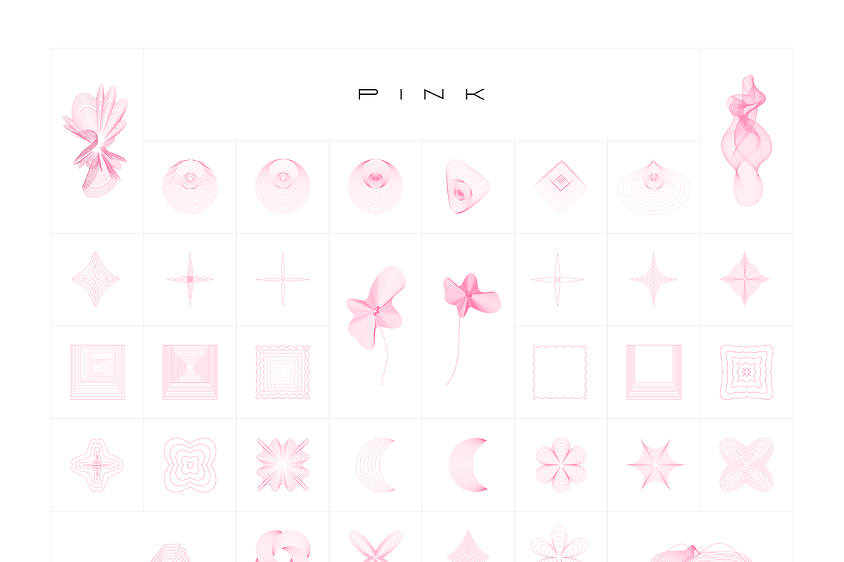 490 Abstract png elements bundle, an Object Graphic by MAcherry design studio (Photo 16 of 44)