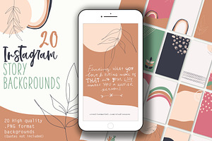 Instagram STORY Template BACKGROUND