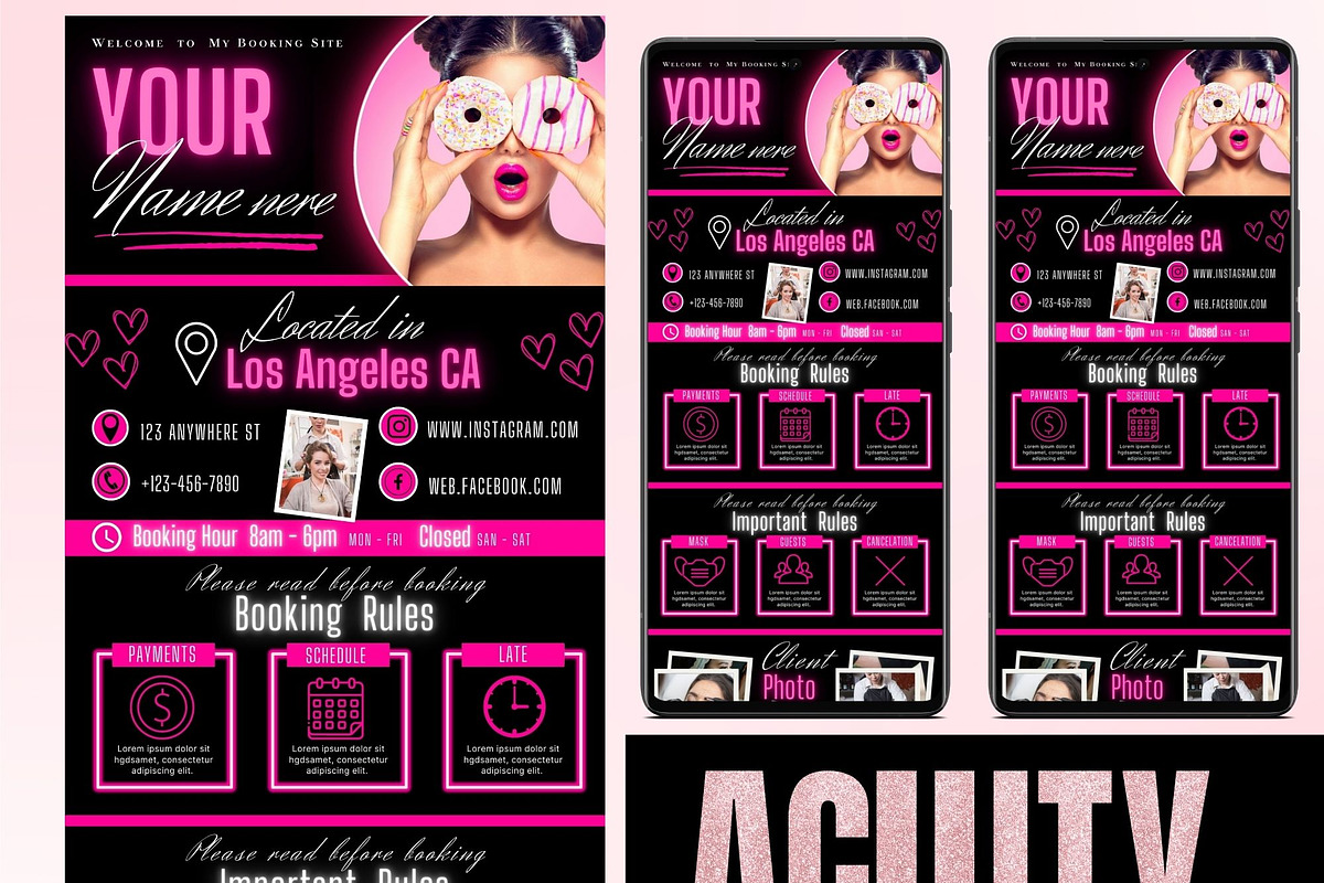Acuity Scheduling Template, a Websites & App Template by TimCanvaTemplate (Photo 1 of 5)