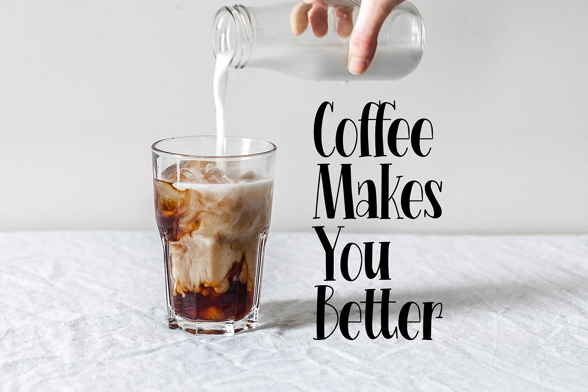 Milk Coffee - Casual Serif Font, a Serif Font by AQR Studio (Photo 5 of 10)