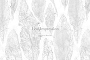 Leaf Impression Pattern Collection, a Pattern Graphic by Note And Silence (Thumbnail 1 of 6)