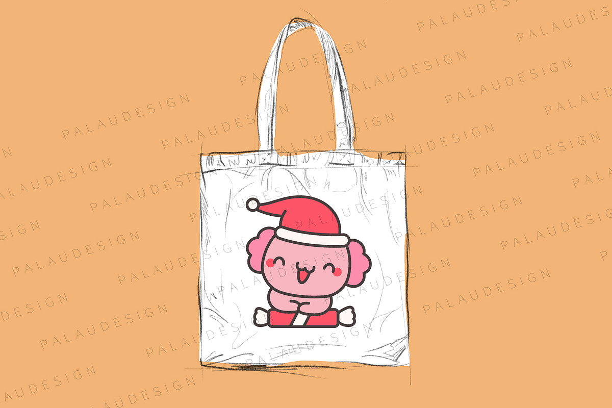 Cute Kawaii Animals Christmas, an Animal Illustration by Palau (Photo 7 of 12)