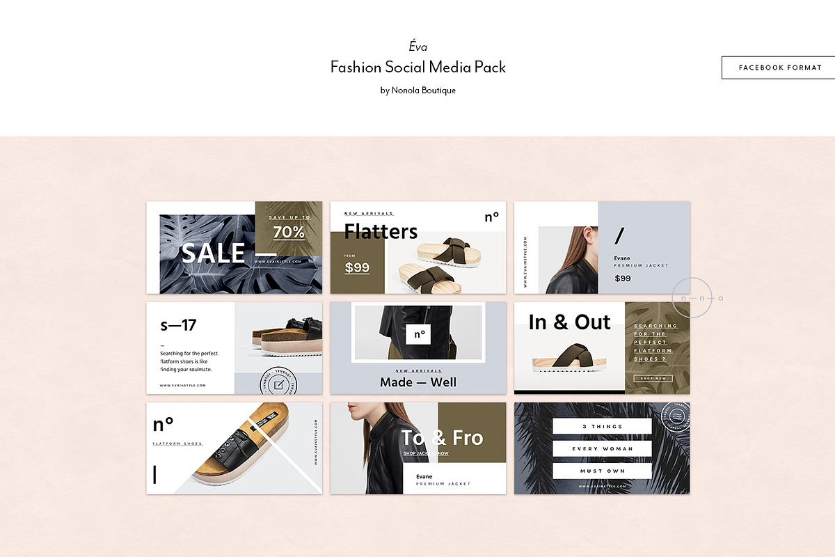 Fashion Social Media Pack • Éva, a Social Media Template by Nonola (Photo 13 of 13)