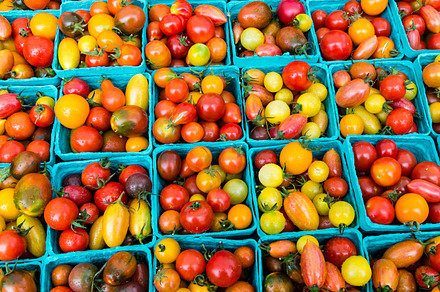 Fresh Cherry Tomatoes In Baskets preview 5