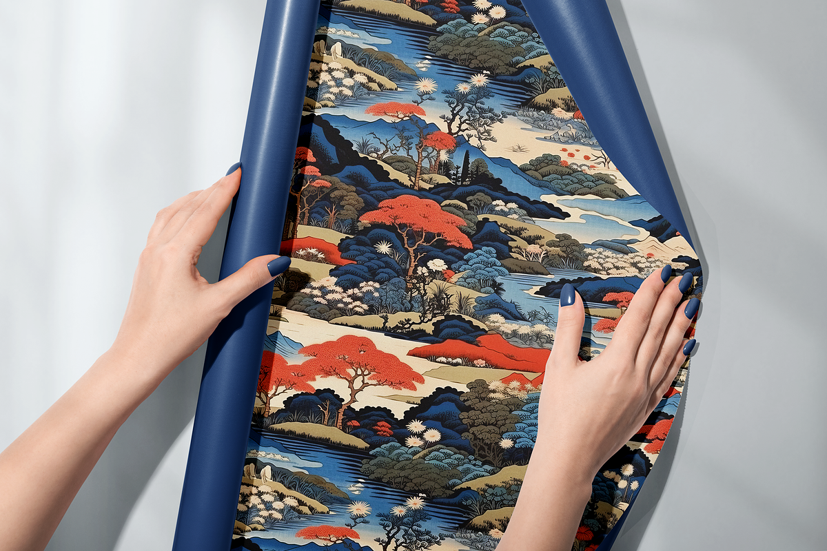 Kyoto Dreams Seamless Pattern Pack, a Pattern Graphic by PrintyleStudio (Photo 5 of 6)