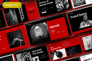 Menak - Business Google Slide, a Presentation Template by Dens Creative Studio