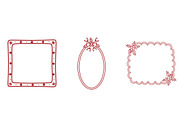Doodle Christmas Frame SVG PNG Bundl, an Illustration by Daily.Designs (Thumbnail 4 of 4)